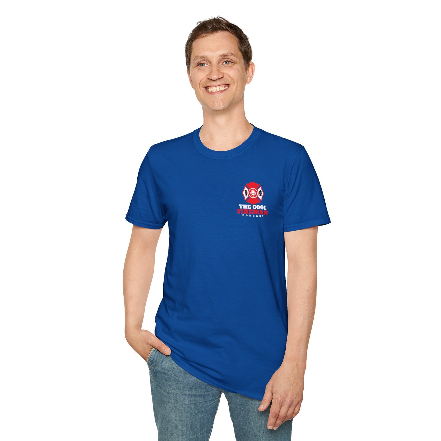 Treat 'Em and Yeet 'Em T-Shirt — The Cool Fireman Podcast EMS Star Tee 2