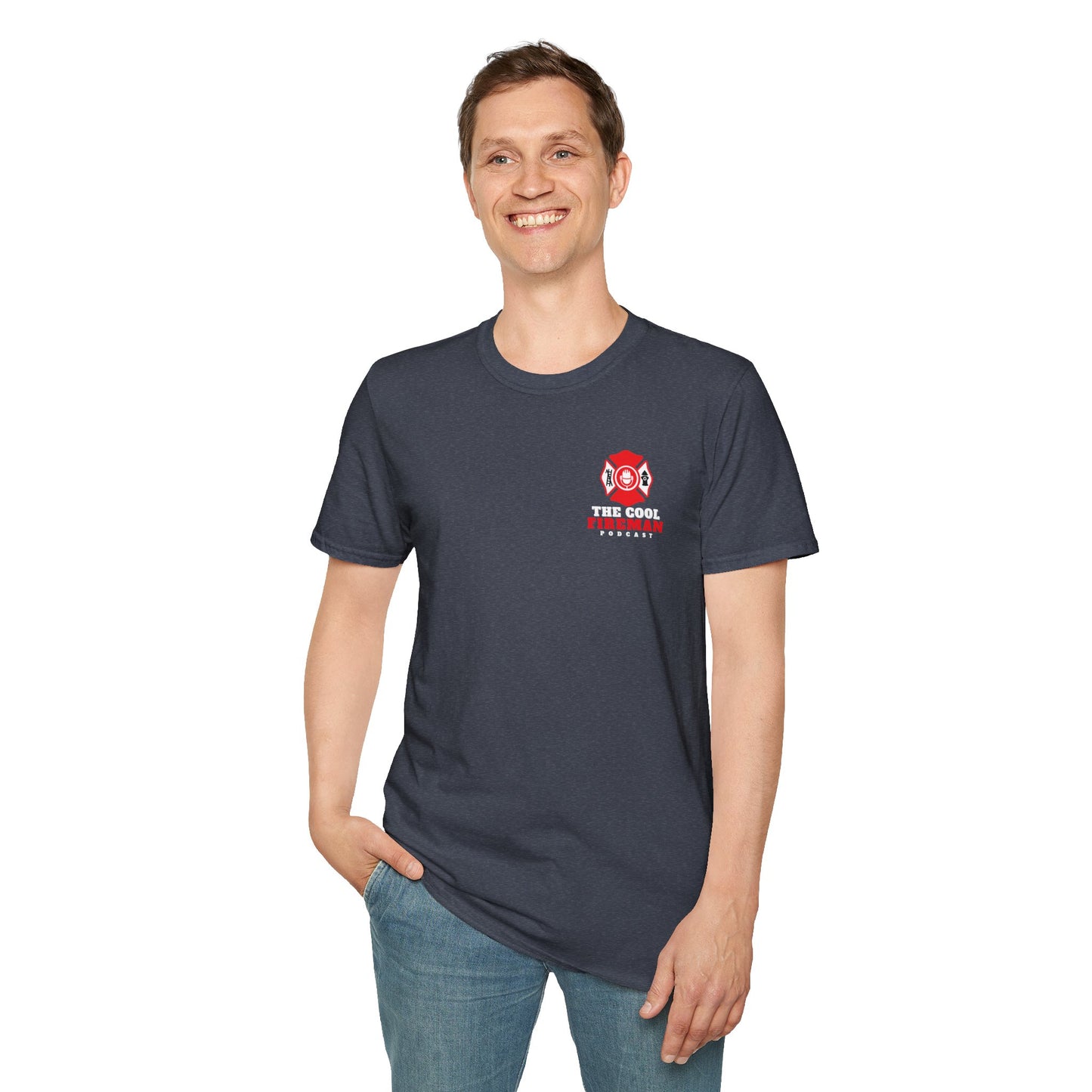 Treat 'Em and Yeet 'Em T-Shirt — The Cool Fireman Podcast EMS Star Tee 2
