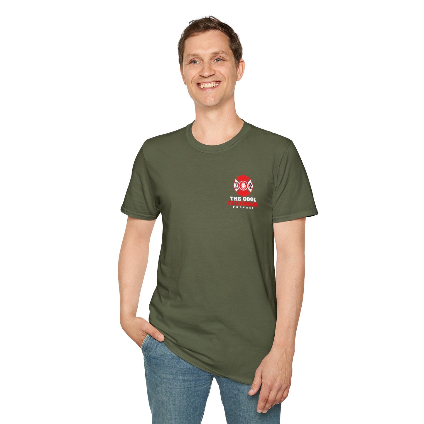 Treat 'Em and Yeet 'Em T-Shirt — The Cool Fireman Podcast EMS Star Tee 2