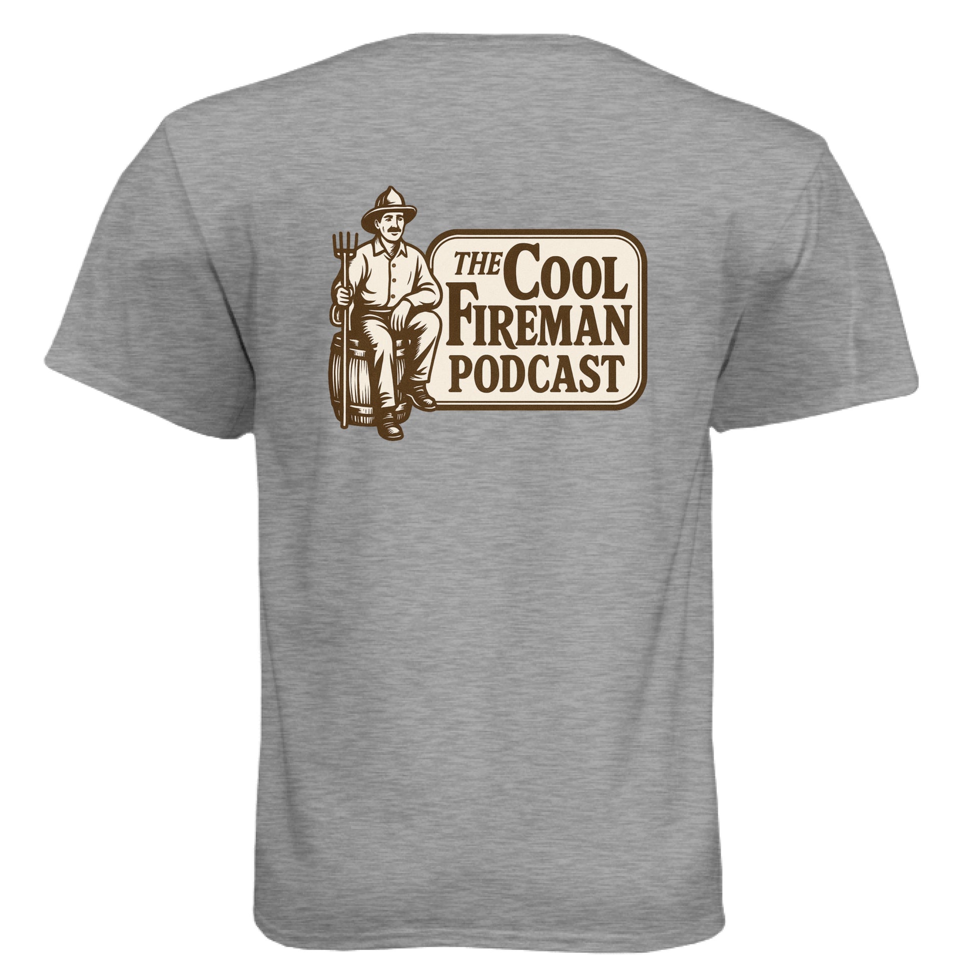 Dark Heather Grey (60/40) - BACK